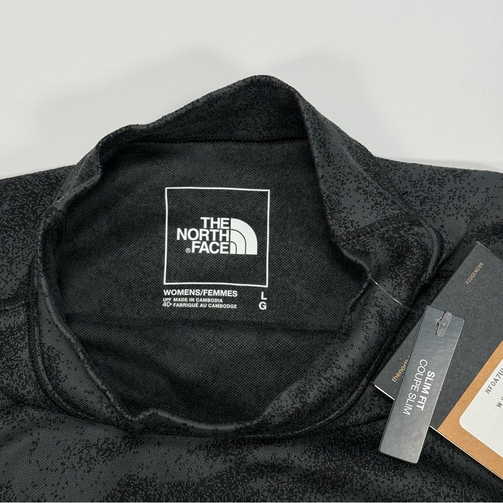 NWT New North Face Women's Sunset Pass Jacquard Large L Long-Sleeve Shirt Base - Picture 5 of 5